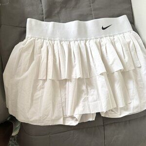 Nike Ruffle Tennis Skirt - White - Size XL